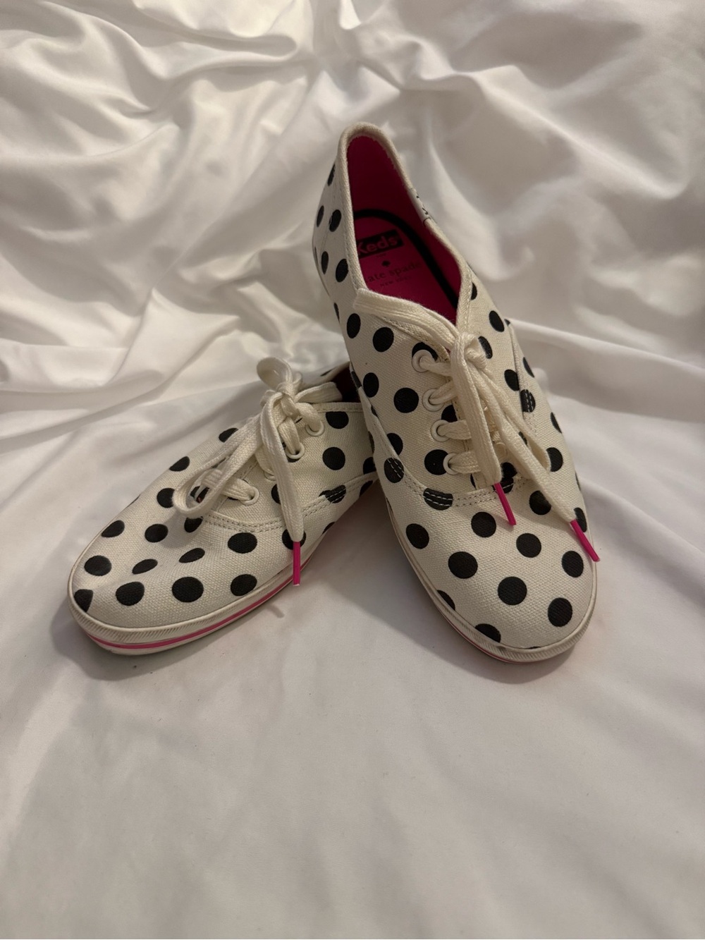 EUC Keds x Kate Spade New York Champion Polka Dot Sneaker